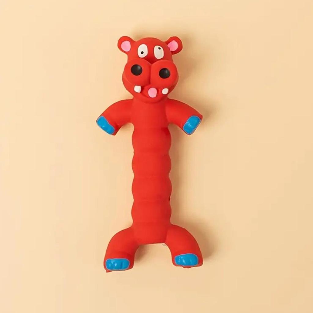 Squeaky Dog Chew Toy, Durable Dental Teething Toy for Self-Play and Boredom Relief