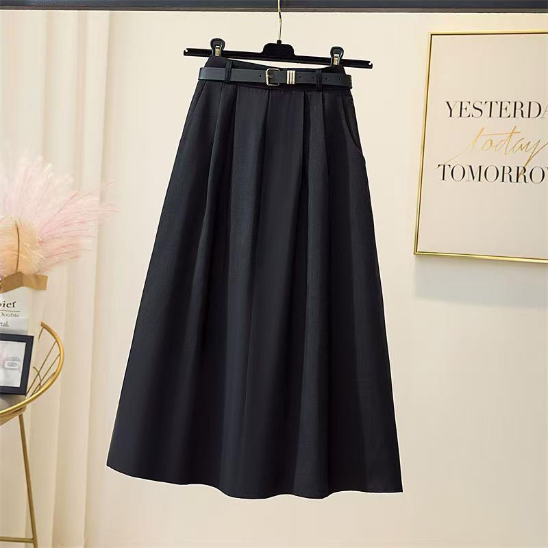 

Плісована спідниця міді - Жіноча petite, Колекція Весна/Осінь, Помірний стиль для офісної роботи M