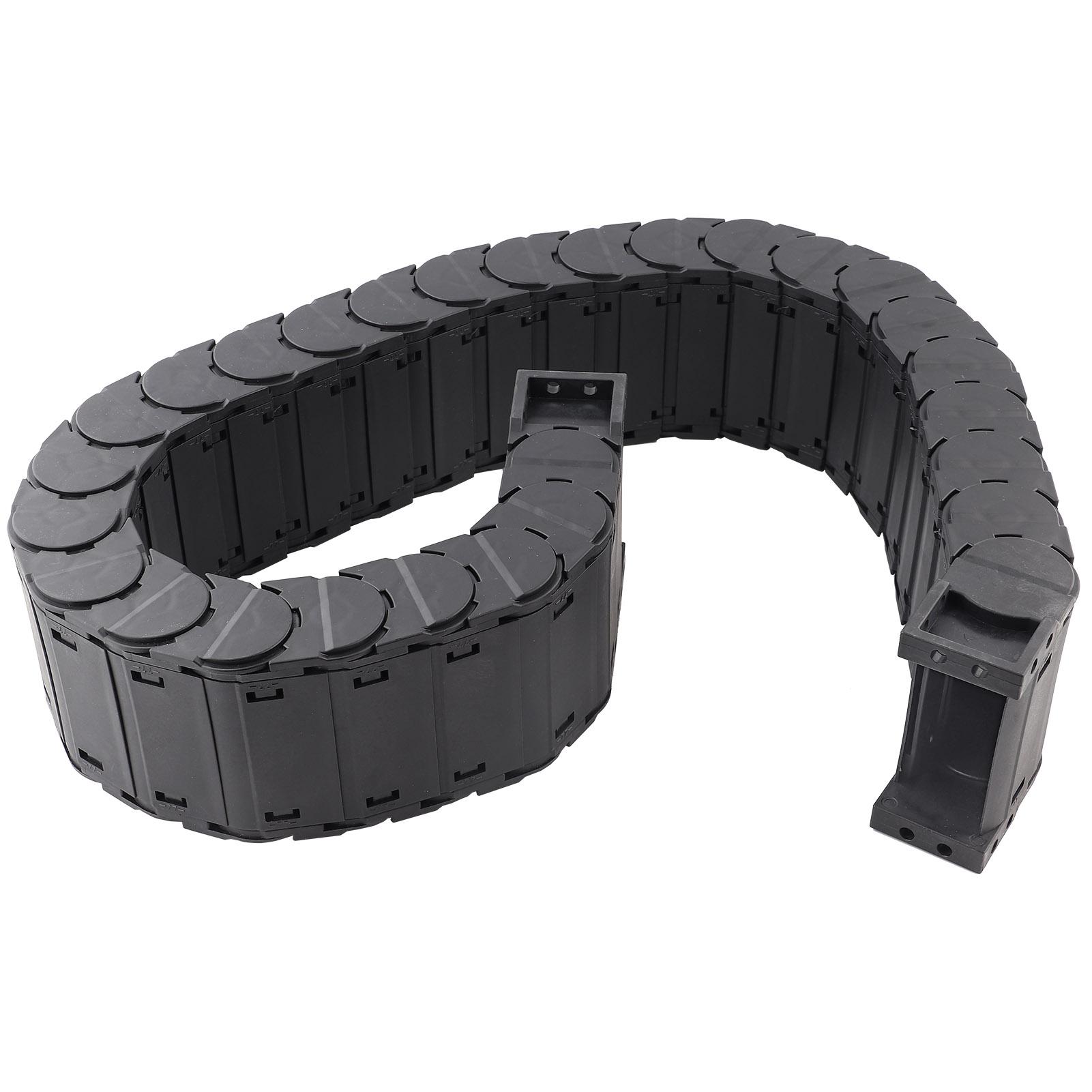 

Cable Drag Chain Low Noise Series Nylon Wire Carrier Detachable Assembly 0.7 MeterD30 x 50