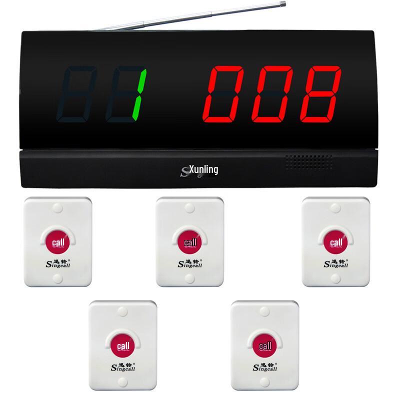 Singcall Wireless SOS Emergency Call System with APE2000 Host & APE510 Buttons
