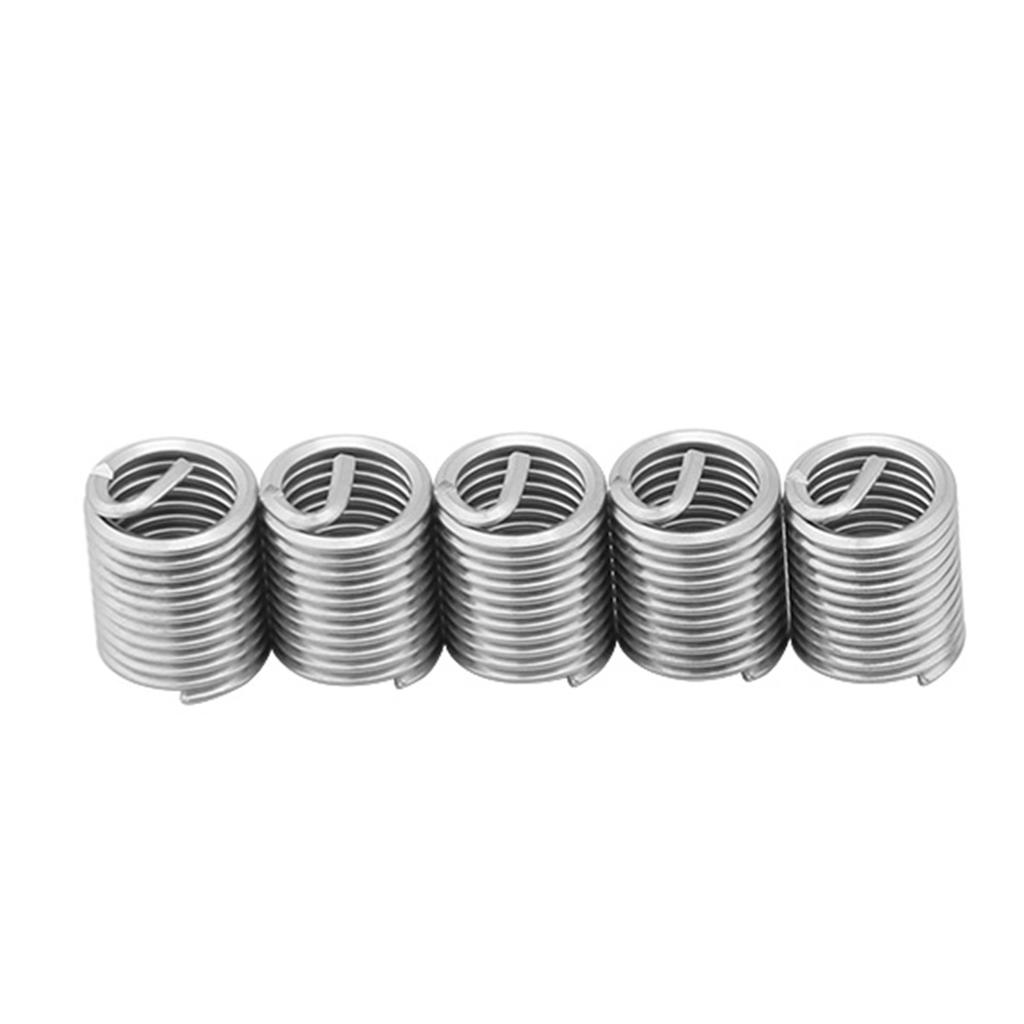 Wire Screw Sleeve, 60pcs Stainless Steel Wire Thread Inserts Repair Kit M3 M4 M5 M6 M8 M10  ,  Thread Repair Kits