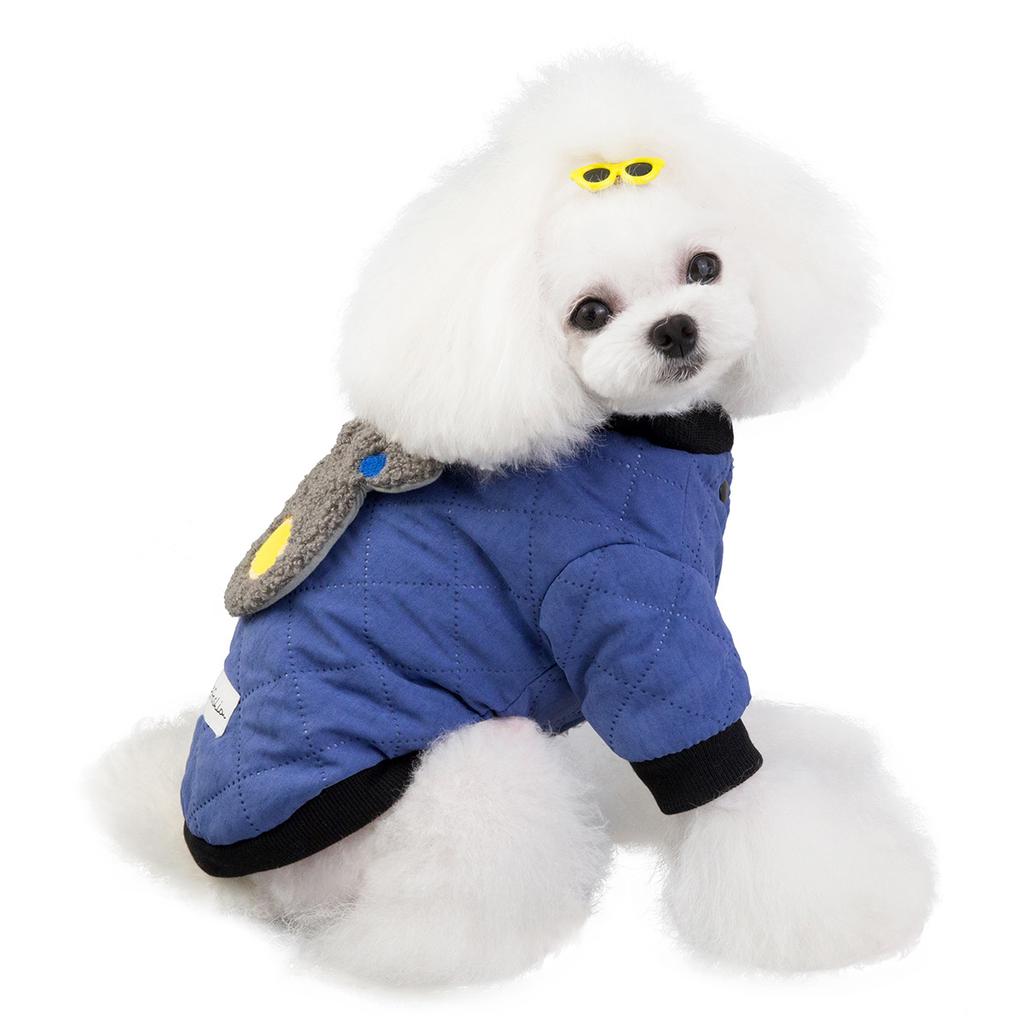Pet Clothes for Dogs Autumn and Winter Pet Two-legged Cotton Clothes Two-legged Cute Fashion Cotton-padded Jacket Deer Cotton-padded Jacket