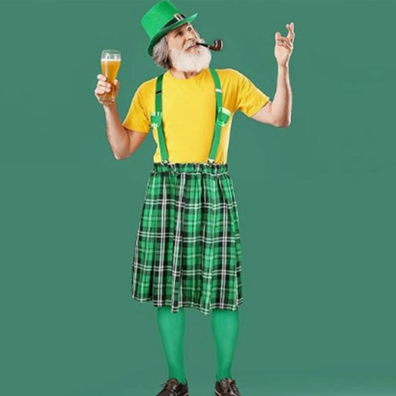 Patrick's Celebration Accessory Set Fabric Items Costume Outfit For Festive Costuming In Parties And Gatherings