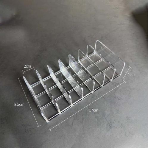 

1PC 7 Grid Acrylic Eyeshadow Palette Organizer Display Tray Storage Box Cosmetics Makeup Rack Multifunctional Drawer Organizer