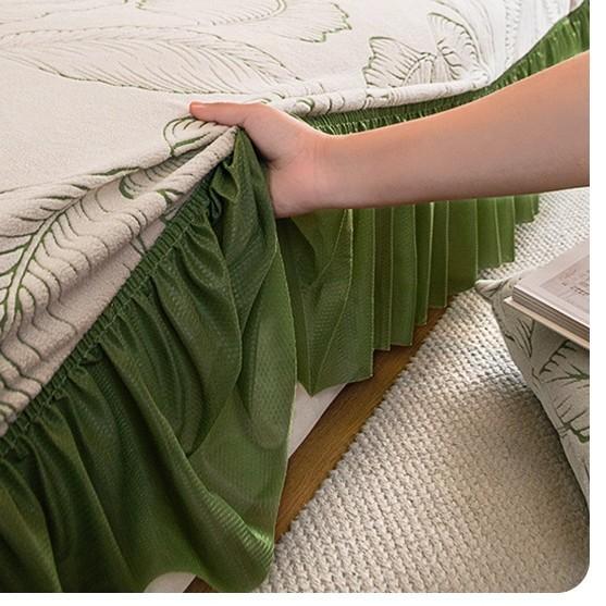 Printed Skirt Sofa Cover Anti Cat Scratch All Season Sofa Cover All Inclusive New Dust Cover