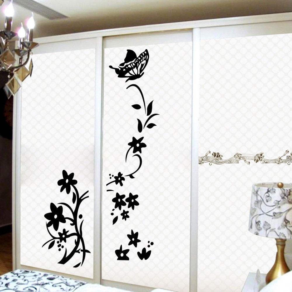 DIY Butterfly Rattan Sticker Butterfly Butterfly Refrigerator Sticker Creative   Party Sticker