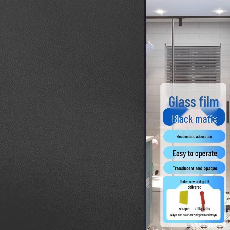 Adesivo de Vidro Fosco para Privacidade para Banheiro: Película Anti-Olhadela Translúcida e Opaca