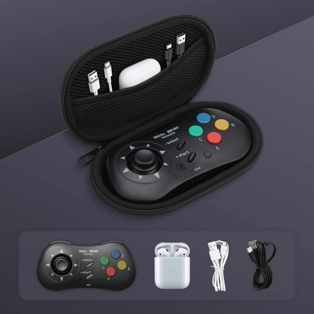 Gamepad Storage Box Protective Cover Hard Case Portable Bag Carrying Case for SF30 PRO SNES SFC Controller