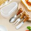 3 DB - Vajkés; Spreader; Pirítós kenő kés; Lekváros kenő; Mogyoróvaj kenő spatula; Kaparó; Álló szórólapát készlet 6