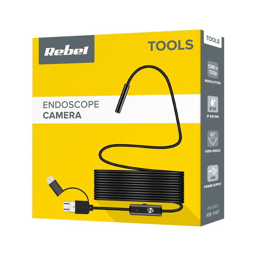 Rebel 720p IP67 Phone Inspection Camera 2m 67° USB USB-C Micro USB