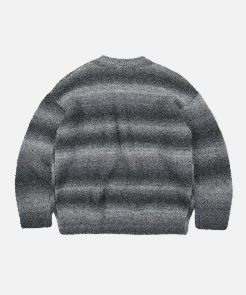 FRIZMWORKS Gradation Boucle Knit _ Gray