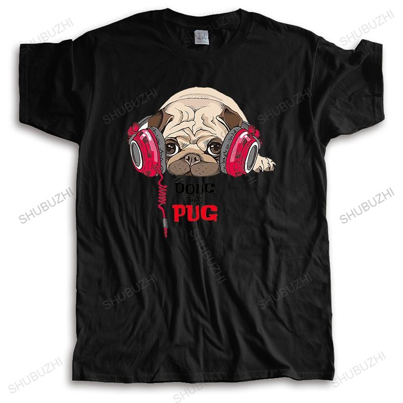 Dog Patch Cute PUG Music New Design T Shirt Transfer Patches Shubuzhi Brand Cotton Tshirt Drop Shipping