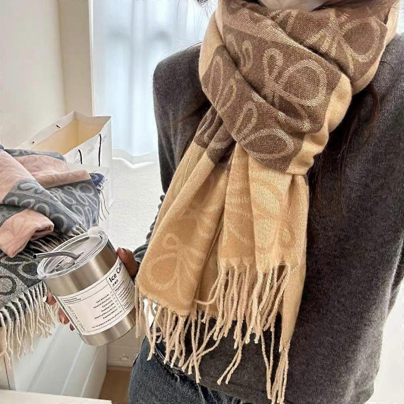 Schal, Lang Warm, Kaschmir-Art, Eleganz, Herbst Winter, Damen