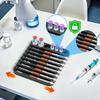 Aesthetic Practitioner Injector Tray with 8 Slots 7 Grids Professional Cosmetician Nurses Label Vial Holder Injector Storage Organizer Tray