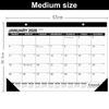 Daily Planning Monthly Calendar Large Format Time Agenda Planner Hangable Calendar  Home Decoration