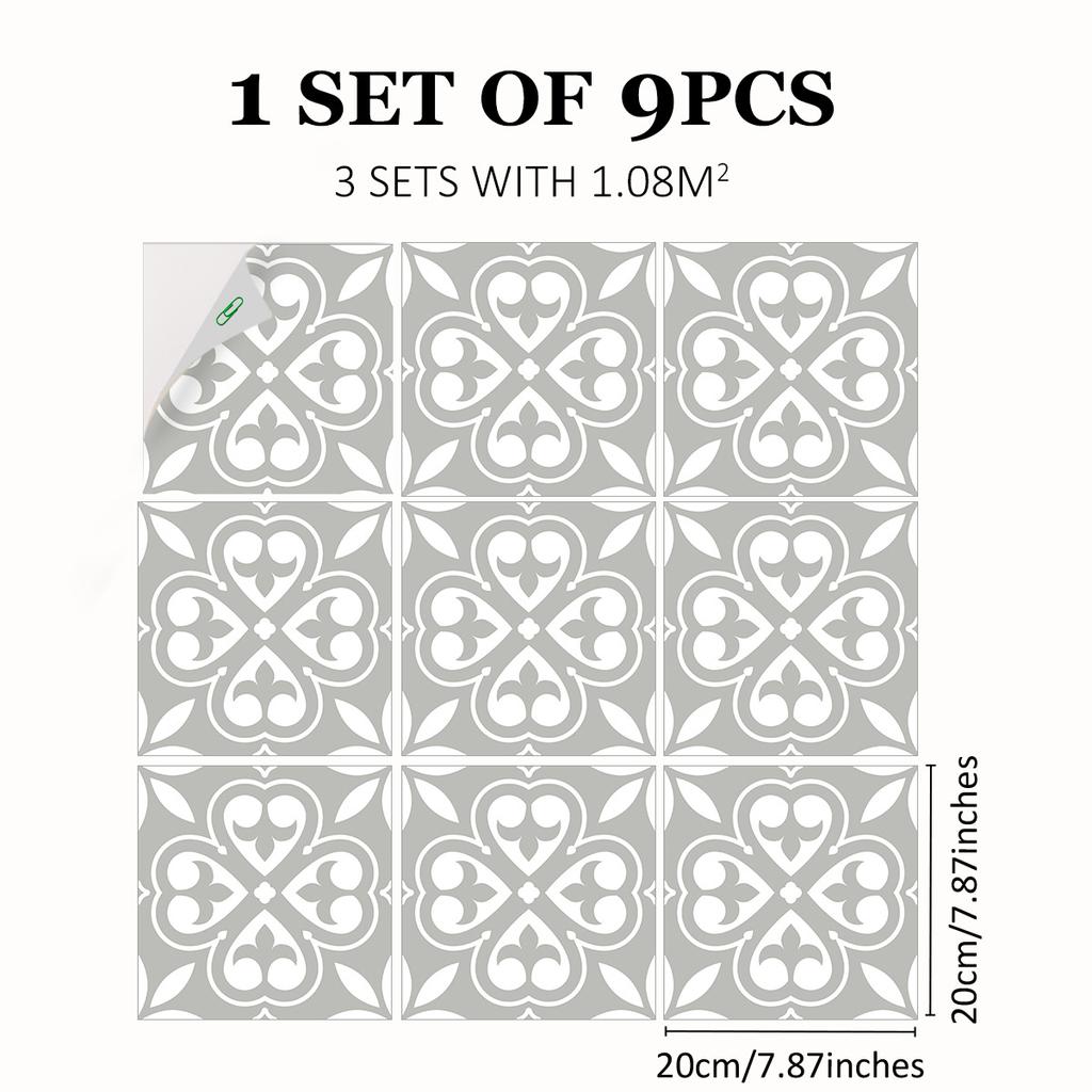 Living Room Floor Sticker Self-Adhesive Bathroom Waterproof Floor Sticker Cement Floor Renovation Wear-Resistant Pvc Floor Tiles