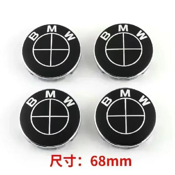 -4 Stück 56mm 68mm BMW Emblem Für BMW Felgendeckel Für BMW 3er 5er E60 E90 F10 F30 E46 E39 X5 E53 E70 E38 Z4