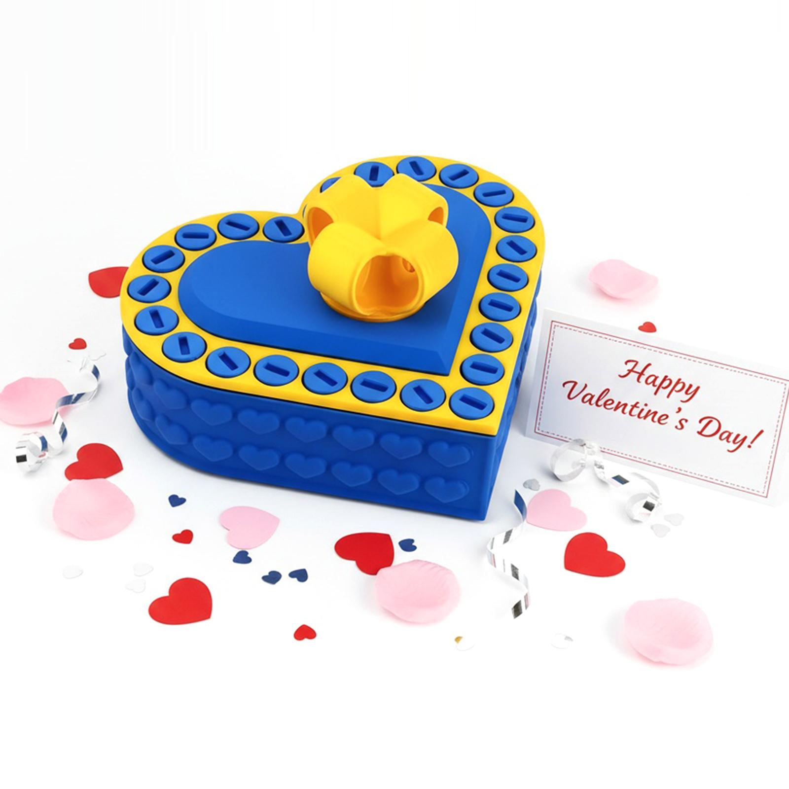 Heart Shaped Annoying Nested Gift Box with Screws The Prank Annoying Present Box for Valentine s Day Birthdays Christmas Party China Mainland