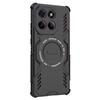 For Motorola Edge 60 Pro 5G Magnetic Case Butterfly Armor Hollow Heat Dissipation PC+TPU Phone Cover