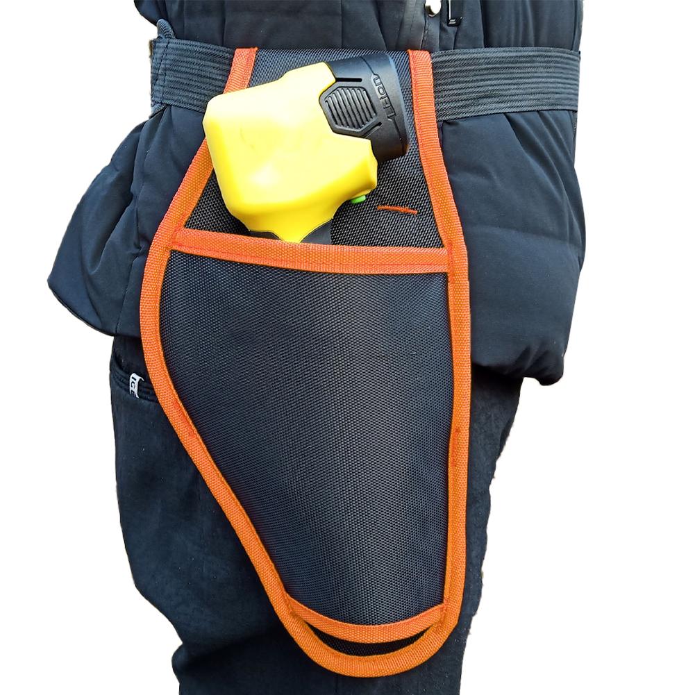 Garden Electric Pruning Shear Waist Bag with Battery Storage Box Electric Garden Scissor Wasit Bag with Belt Portable Outdoor
