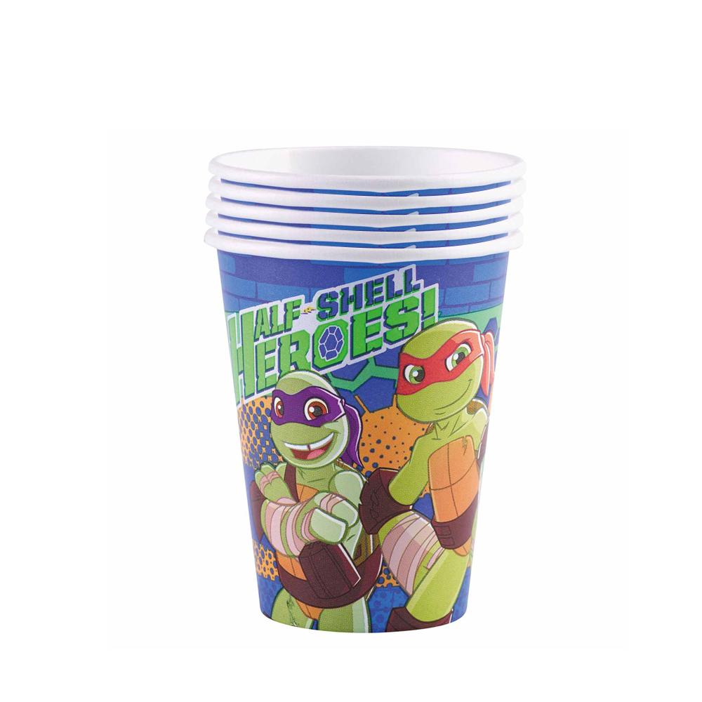 Amscan Half Shell Heroes Papier 266ml Partybecher (Packung mit 8)