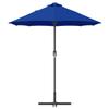 Garden Sun Umbrella Azure Blue 370 x 197 x 239 cm