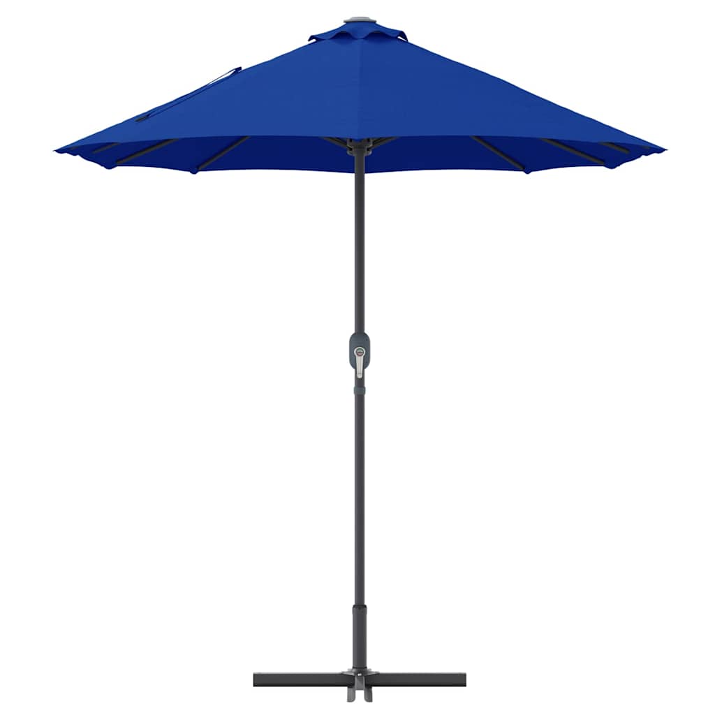 Garden Sun Umbrella Azure Blue 370 x 197 x 239 cm