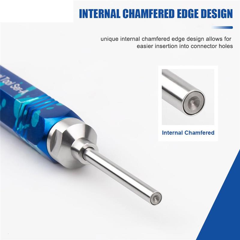 Ac29-ST5263 Набор инструментов для извлечения контактов с выталкивателем трубчатого типа 2 шт. Инструменты для вставки выталкивателя трубчатого типа Инструменты для вставки