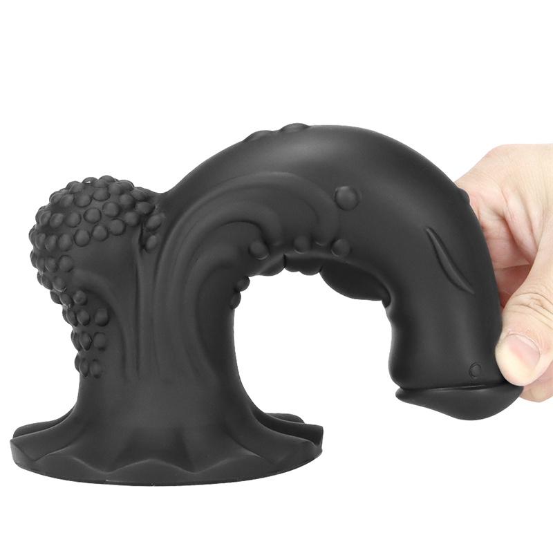 Anal Plug for Women with Soft and Special-shaped G-spot Stimulation Anal Expansion Anal Silicone Penis Simulation Dildo