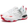 Li Ning OP Shock Absorbing Wear Resistant Low Top Badminton Shoes Unisex Shoes White AYZQ009-8