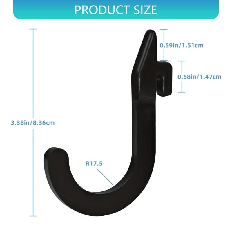 High Strengths J Hook For Power Rack 100kg Weight Capacity Without Tool Installation For Fitness Training Home Gym Use