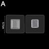 2/30pcs Double-Sided Hooks Self-Adhesive Wall Hook Multi-Purpose Transparent Hooks Waterproof Clothes Towel Hook Storage Tools