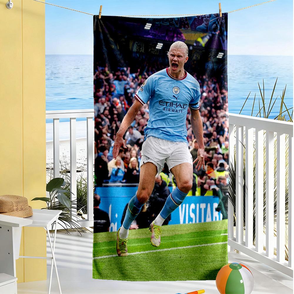 Haaland Beach Towel High Absorbency & Quick-Dry Comfortable Lightweight Suitable for Swimming, Gym, Camping, Yoga Vacation