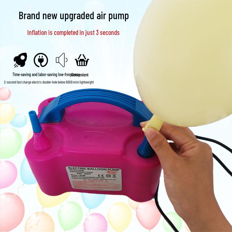 Metallic Blue Arch Balloon Column for Store Openings and Party Decorations