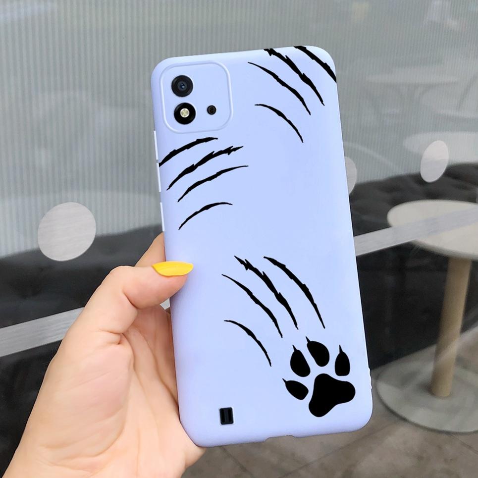 Candy Phone Case For Realme C11 2021 Case 6.52" Cartoon Child Girl Back Cover Shell For Oppo Realme C11 C 11 RMX3231 Silicone