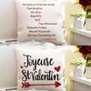 Happy Valentines Day Decor Wedding Couple Love Bible Decoration Heart Lover Cushion Cover Saint Valentin Party Decoracion Boda