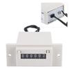 Digital Electromagnetic Counter with Count Multifunctional Electronic Pulse Counter for Industrial Production and Research Countermeter, 6-Digit