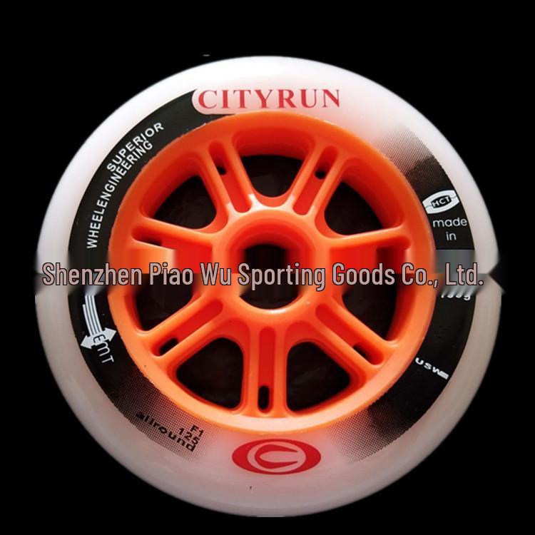 High Elastic Wear-Resistant Dual Hardness Pancake Inline Hockey Speed Skating Wheels