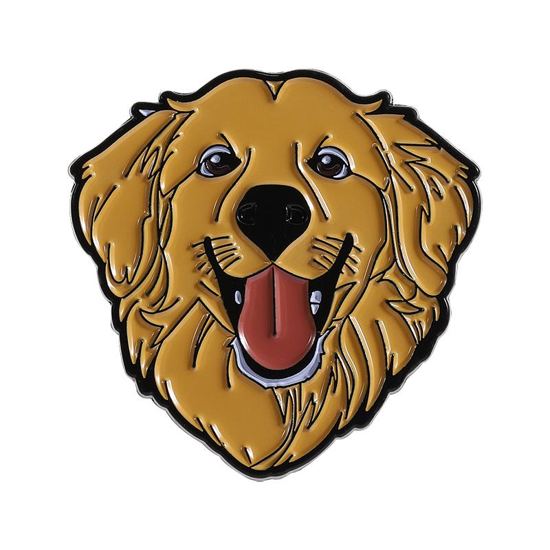 Cute Dog Set Enamel Pins Custom Corgi Border Collie Pattern Brooches Lapel Badges Clothes Animal Jewelry Gift for Friends