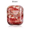 Fashion Charging Box Dust Guard Hard PC Protective Case Cover Bag Shell Marble Stone