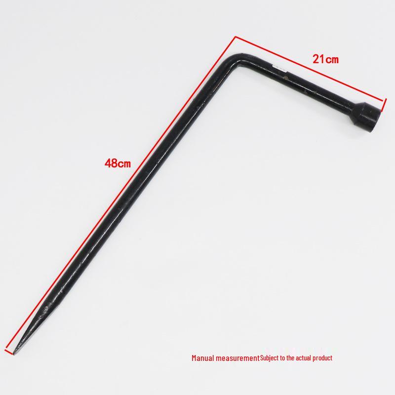 JMC Transit V348 Spare Tire Rocker Wrench and Sleeve Nut Set