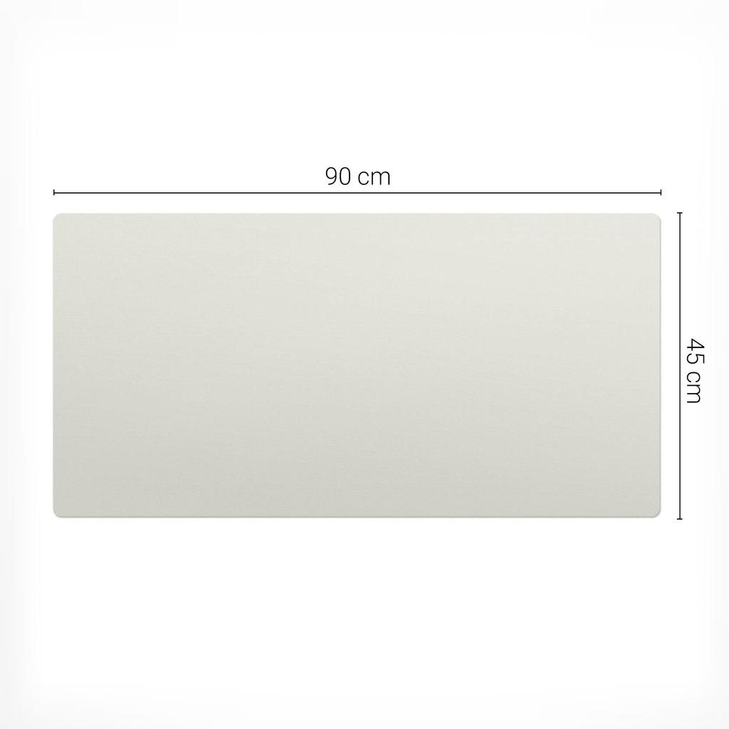 Anti-slip Office Desk Pad Pastel Beige Color 90x45 Cm