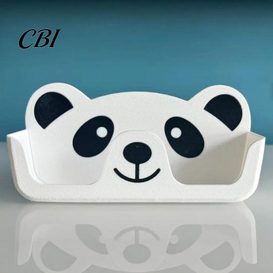 Étui pour Lunettes Moulé Monobloc Support Panda Imprimé en 3D, Support de Rangement pour Lunettes Dessin Animé Mignon pour Bureau Support Animal de Chevet, Antidérapant Anti-Rayures