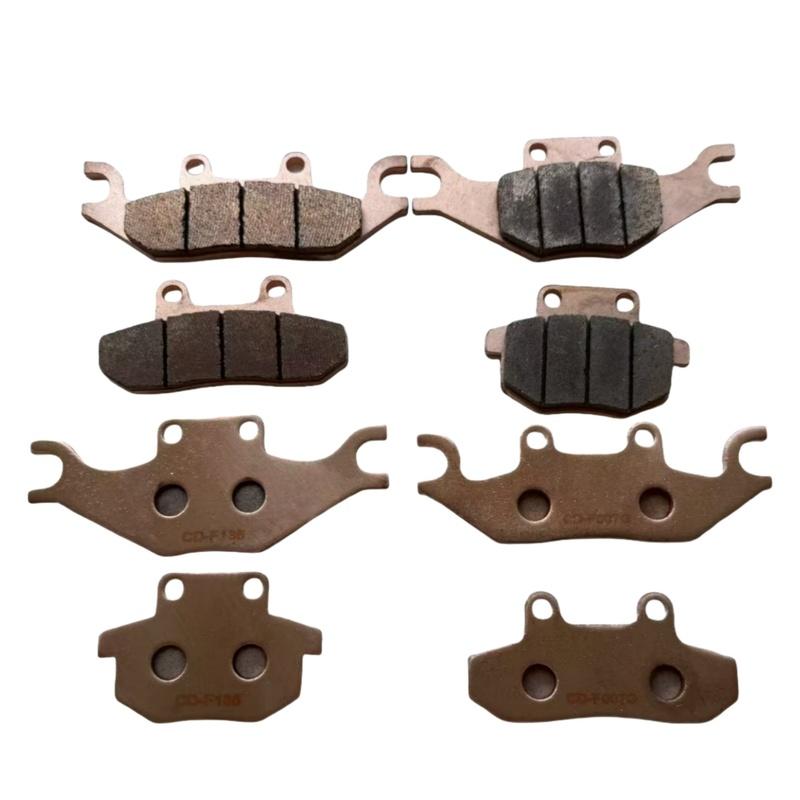 2 Pairs Front and 2 Pairs Rear SINTERED Brake Pads 15106010060 15106010080 For ODES 650 800 1000 ATV UTV Pathcross Troxus Dune
