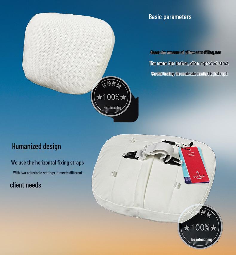 Compatible with Tesla, Mercedes-Benz S-Class, Maybach; suede, DuPont cotton neck and lumbar support pillows.