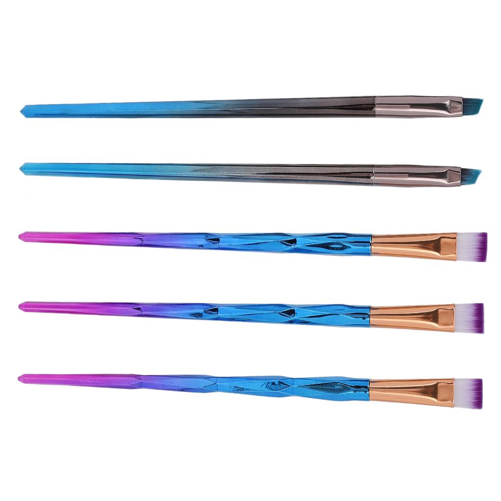 5pcs Nail Art Brushes Set Professional Home Salon Novice DIY Nail Painting Brush for Nail Extension
