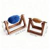 Handmade Solid Wood Yarn Rack: Knitting Spool Holder & DIY Storage Tool