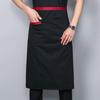 Half Waist Apron With Pocket Wear Resistant Short Apron For Restaurant Kitchen Cafe Work Use Home Baking Daily Cooking