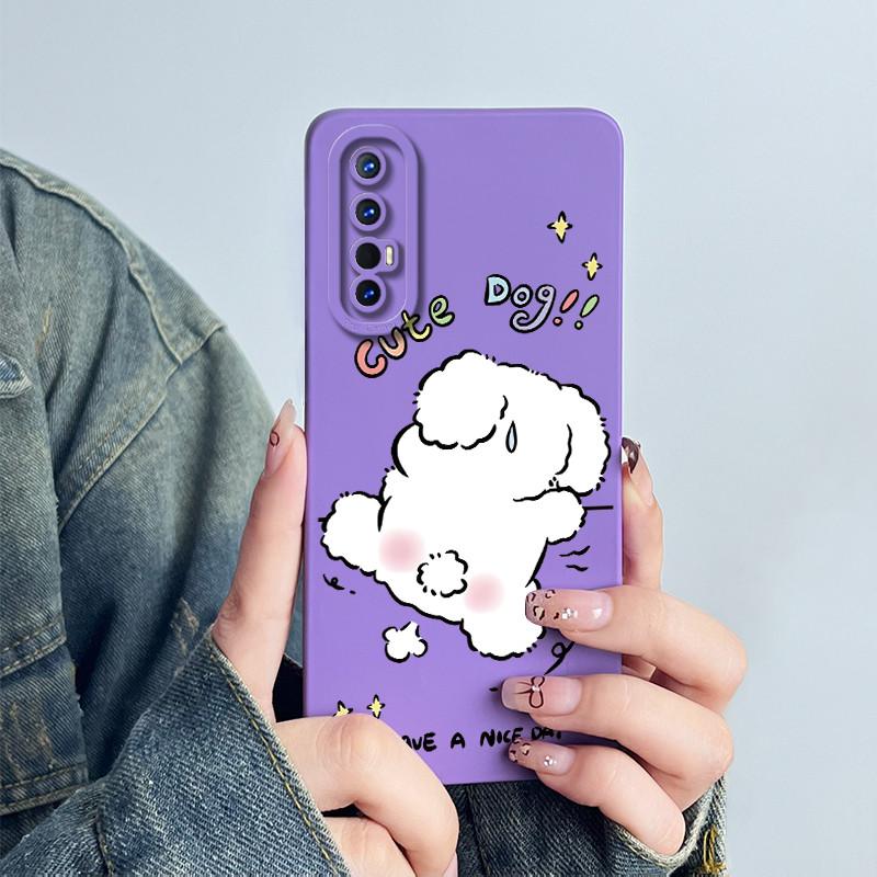For OPPO Find X2 Neo / Reno3 Pro 5G Phone Case Cover CPH2009 Silicone Sweet Painted Cartoon Funda Lovely Printed Coque Casing
