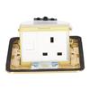 Pop Up Socket Table Power Outlet Receptacle UK Standard with Network Interface 250V